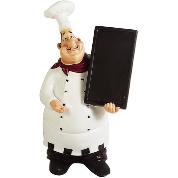 Kiaotime 98915hb Italian Chef Figurines Kitchen Decor With Chef