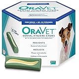 Merial 30 Count Oravet Dental Hygiene Chew for Dogs 10-24lbs