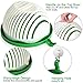 Family Size Salad Cutter Bowl Upgraded Easy Salad Maker by WEBSUN, Fast Fruit Vegetable Salad Chopper Bowl Fresh Salad Slicer