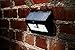 California Basics 20 LED Solar Powered Motion Sensor Wall Flood Light for Outdoors, Weatherproof, Black