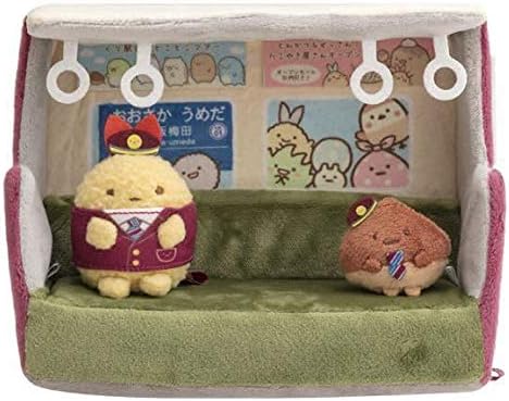 すみっコぐらし てのりぬいぐるみ シーンぬいぐるみ 阪急電車 えびふらいのしっぽ