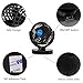 Car Fan for Truck 12V Cooling Fan Protable Auto Fan 360 Rotating Low Noise for Most Vehicles
