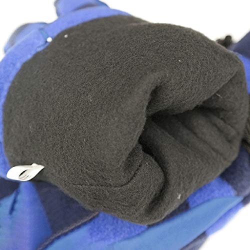 CapsA Men Winter Warm Snow Sports Water-Splashing Anti-Skid Outdoor Gloves for Skiing Skating Snowboarding Shoveling Bicycle Bike Sport Gloves (Blue, L)