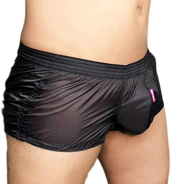 Amazon 透ける トランクス 3d設計 メンズ エアリー 超軽量 軽い 立体的 透け透け シースルー 下着 ボクサー シースルー ナイロン オシャレ もっこり プリケツ マッチョ 父の日 Gmpd Gtline Favolic ファボリック コート ジャケット 通販