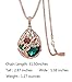 Hen night Austrian Crystal Rose Gold Wheat Shape Pendant Necklace.The Treasure In Cornfield