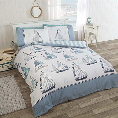 Homemaker DUVET SETS Sail boats nautical yachts sailing ships quilt cover bed sets