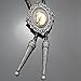 Q&Q Fashion Vintage Gold Men Horse Head Faux Leather Tips Line Dance Western Cowboy Rodeo Bolo Tie