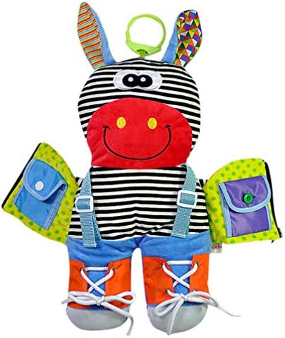 Toyandona 赤ちゃんの布の本の早期学習の基本的なライフスキルの