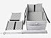 HOMEVAGE Diaper Caddy Caddies Organizer, Baby Cloth Diapering, Tote Bag, Nursery Storage Bin for Changing Table, Portable Car Travel Organizer (Light Grey)