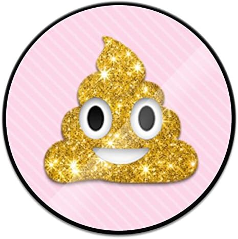 Multi-Function Holder and Mount,Expanding Stand Pop Grip Mount Socket for iPhone Cellphone Smartphones(Poop Emoji Gold2)