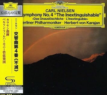 Amazon ニールセン 交響曲第4番 不滅 カラヤン ヘルベルト フォン ニルセン カラヤン ヘルベルト フォン ベルリン フィルハーモニー管弦楽団 交響曲 管弦楽曲 協奏曲 音楽