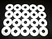 50 Pack-Clothing Rack Size Dividers Clothing Rack Size Dividers