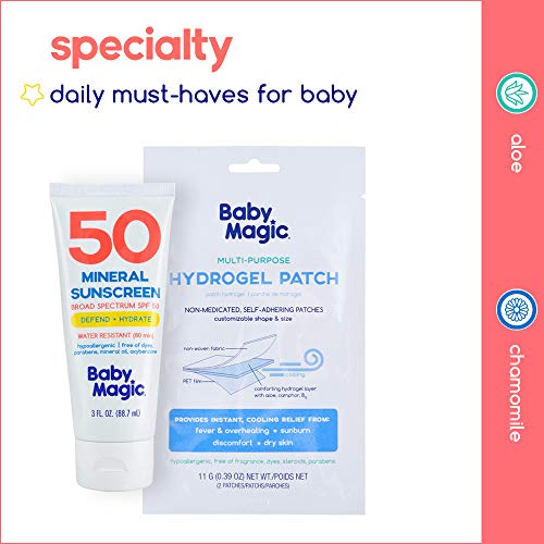 Baby Magic 3-in-1 Baby Wipes, Fragrance Free, 72 Count