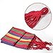 PowerLead Phkc K001 Hammock Cotton Fabric Travel Camping Hammock 2 Person 450lbs for Hammock Chair Bed Outdoor Bedroom Indoor