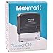 Custom Self Inking Rubber Stamp - Up to 4 Lines of Text - Choose from 15 Ink Colors - Medium Size