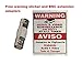WennoW 50FT BNC Male Cable for Q-see/Zmodo / Lorex/Swann / Nightowl Indoor or Outdoor CCTV security camera with BNC male to male adapter