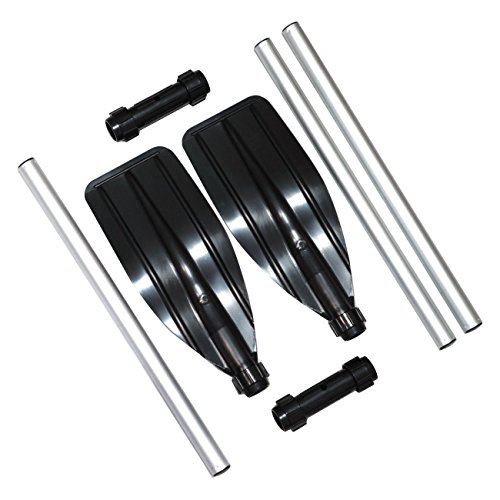 kayak Paddle 210cm Aluminum Double-Ended Detachable Afloat Oars Paddles Boat Kayak Raft Canoe