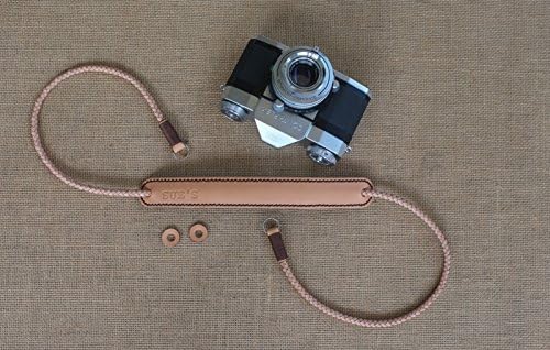 camera strap handmade neck strap Shoulder Strap from genuine leather color natural, that was braided and neck pad from genuine leather natural for leica,canon,fuji,Nikon,olympus,sony,Lumix,pentax