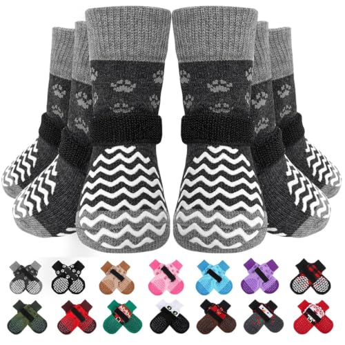 EXPAWLORER Wave-Grip Dog Socks