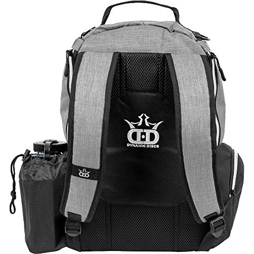 Dynamic Discs Trooper V2 Backpack Disc Golf Bag - Heather Gray/Black - Thumbnail 4