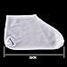Hotop 2 Pairs Moisturizing Socks Foot Spa Socks Moisture Enhancing Socks Cosmetic Socks for Dry Hard Cracked Skin, White