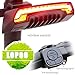 LOPOO Tail Light for Smart Bike Turning Signal X5 Wireless Remote Control High Intensity LED Laser Light Ultra Bright Bike Light 85 Lumens USB Rechargeable Rear Light