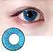 5 Colors Eyes Color Contacts Lens Eyes Cosmetic Makeup Eye Shadow (blue)