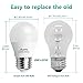 Acaxin A15 LED Bulb 6W, LED Light Bulbs 60 Watt Equivalent,Warm White 2700K Non-Dimmable Bright E26/E27 LED Bulb with 600 Lumen for Home Lighting Decorative,6-pack