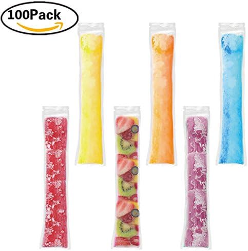 YOUNING Christmas Gift Popsicle Mold Bags DIY Popsicle Mold (100pack)