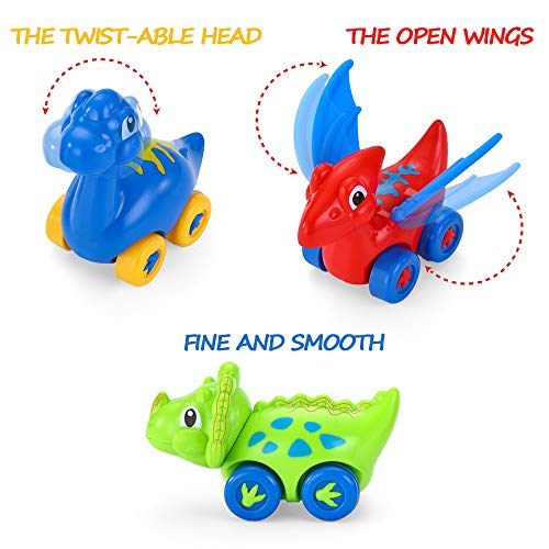 1 VATOS+Dinosaur+Toddler+Creative+Vehicles