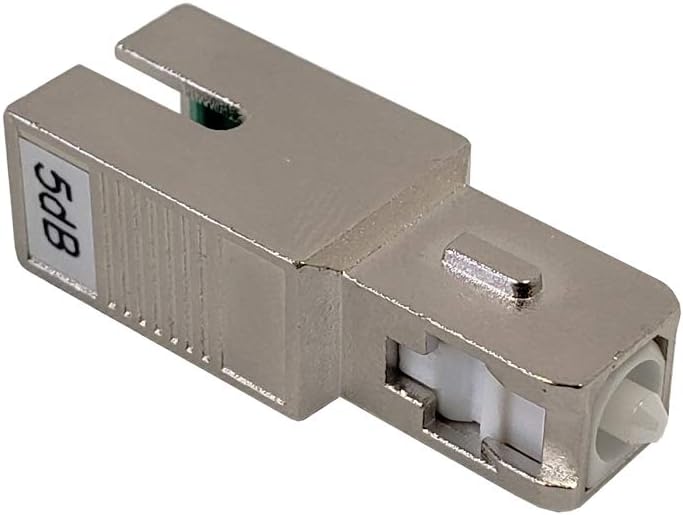 SC/SC Singlemode Fiber Optic Attenuator APC Male/Female 5db