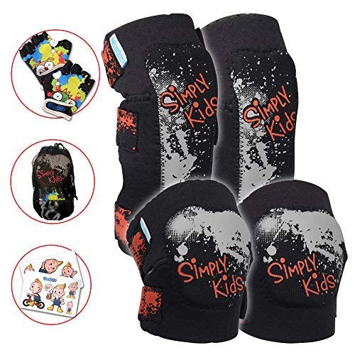 Innovative Soft Kids Knee and Elbow Pads with Bike Gloves | 