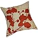 wendana red flowers pillow 18 set of 4 for teen girls
