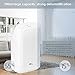 amzdeal Dehumidifier for Home Small Dehumidifier Mini Electrical Quiet 700ml (24fl.oz) Capacity Suitable for Bedroom Basement Bathroom(1200 Cubic Feet or 215 sq ft) Auto Off to Remove Damp, Moisture