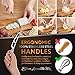 Cheese Board Serving Set, Wooden Charcuterie Platter and Serving Meat Board - 100% Acacia Hardwood Platter with Stainless Steel Cutlery - 3 Cheese Knives, Cheese Fork, Cheese Slicer. Bonus Corkscrew.