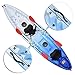 Hipiwe 2 Pcs Side Mount Carry Handles W/Paddle Park Bungee Hardware and J Hooks with Screws Kayak Handles