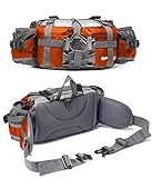 YUOTO Outdoor Fanny Pack Hiking Camping Fishing Waist bag 2 Water Bottle Holder Lumbar Pack