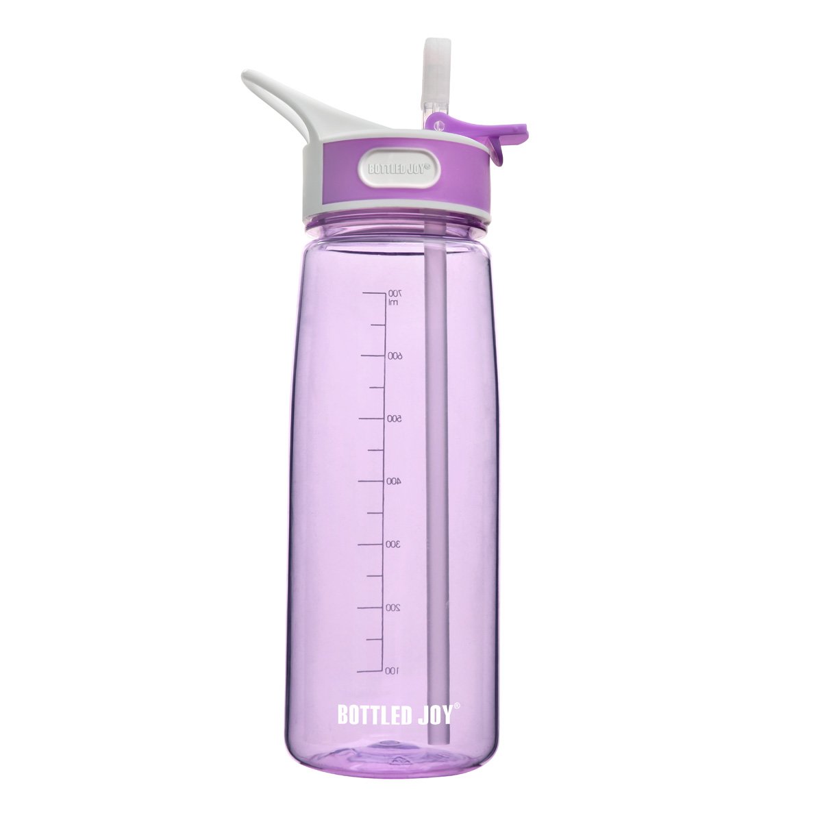 Sports Water Bottle Tritan Water Bottles Spill Proof BPA-Free for Sport Outdoor Travel Camping Picnic 800ml - Purple