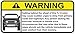 motordecals FJ Cruiser Funny Warning Off Road Sticker, Decal