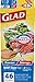 Glad Zipper Food Storage and Freezer 2 in 1 Plastic Bags - Quart - 46 Count