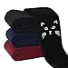 Govc Girls Winter Warm Fleece Lined Elastic Waist Velvet Stretchy Thick Leggings(Black Cat,M)