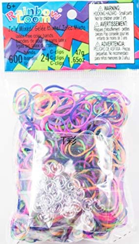 Rainbow Loom Assorted Tie Dye Rubber Bands