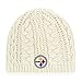 OTS NFL Pittsburgh Steelers Women's Waco Beanie Knit Cap, Natural, Women's