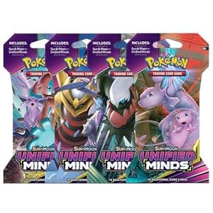 Image of 4-Pokemon TCG: Sun & Moon Unified Minds Blister Packs