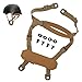 AIRSOFTPEAK Airsoft Helmet Chin Strap for Fast ACH MICH Tactical Helmets, H-Nape Suspension System, 4 Points Chin Strap with Bolts and Screws, Tan