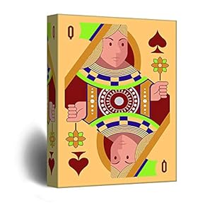 Playing Poker Card Design Queen of Spades