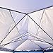 Outsunny 10' x 20' Pop Up Canopy Tent with 4 Sidewalls, Heavy Duty Tents for Parties, Outdoor Instant Gazebo with Carrying Bag for Garden, Patio, Blue