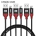 Lightning Cable BYZ iPhone Charger Nylon Braided USB cable for iPhone 7 Plus 7 6S Plus 6 Plus SE 5S 5C 5, iPad 2 3 4 Mini, iPad Pro Air, iPod- 4ft/1.2m Black