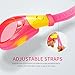 Amazer Kids Child Swim Goggles, Kid Child Swimming Goggles with Clear Vision Anti Fog UV Protection No Leak Come Easy to Adjust with Free Protection Case for Kids Child Early Teens (Pink and Yellow)