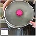 Splatter Screen for Frying Pan - Grease Splatter Guard - Set of 3 – No Cooking Oil Mess – No Burns – Ultra Fine Mesh Lids – Rust Free Stainless Steel - Pink Knob